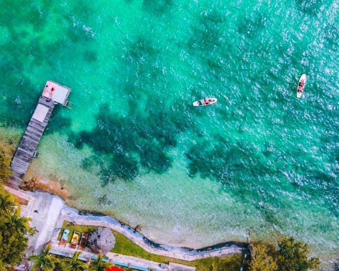 Villa Santuario Lake Front Oasis Bacalar Exterior foto