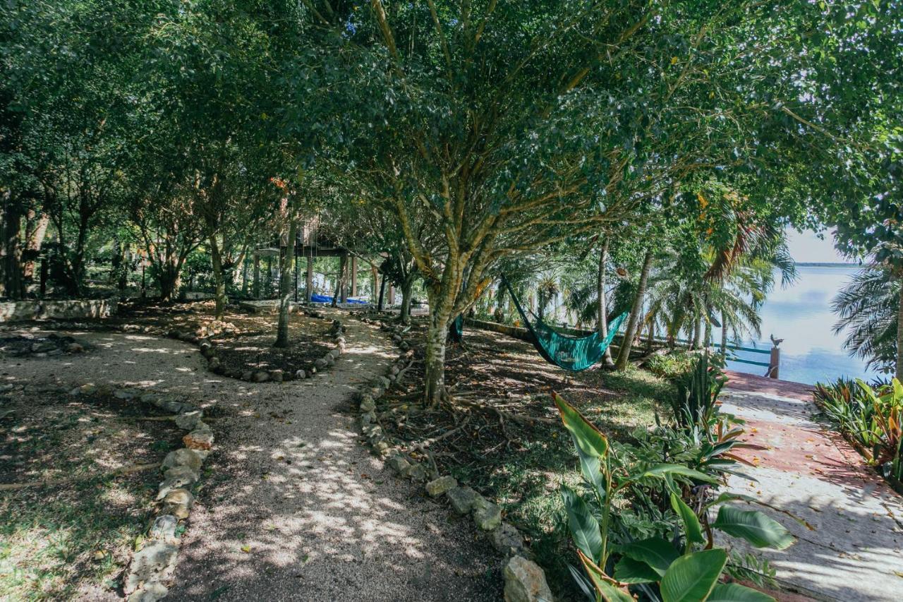 Villa Santuario Lake Front Oasis Bacalar Exterior foto