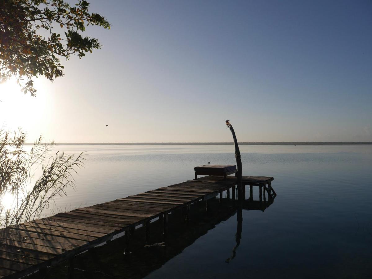 Villa Santuario Lake Front Oasis Bacalar Exterior foto